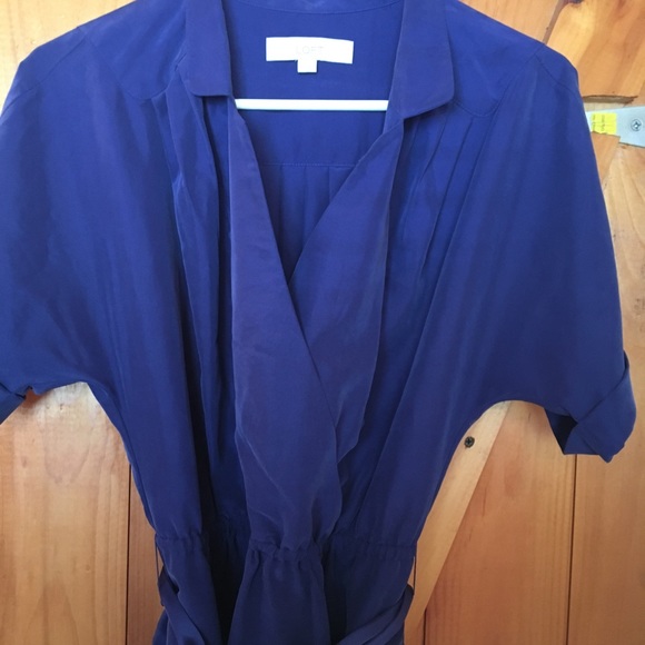 Loft Size 6 Royal Blue short-sleeved Dress - Picture 3 of 7